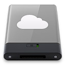 Grey iDisk W Icon